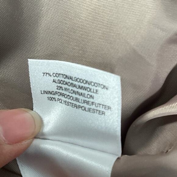 Nine West Pebble Sleeveless Dress in Brown Size 12 Neutral Coastal Knee Length - Picture 7 of 13